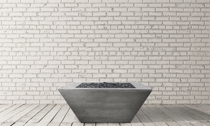 Prism Lombard Modern Concrete Fire Table