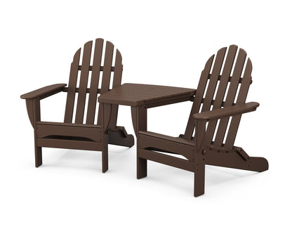 POLYWOOD Classic Folding Adirondacks with Connecting Table