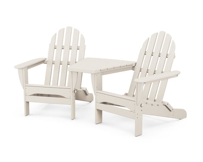 POLYWOOD Classic Folding Adirondacks with Connecting Table