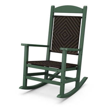 POLYWOOD Presidential Woven Rocking Chair
