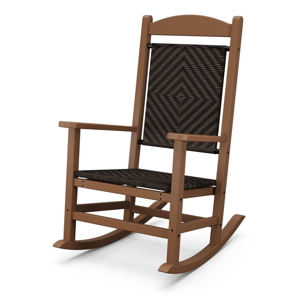 POLYWOOD Presidential Woven Rocking Chair
