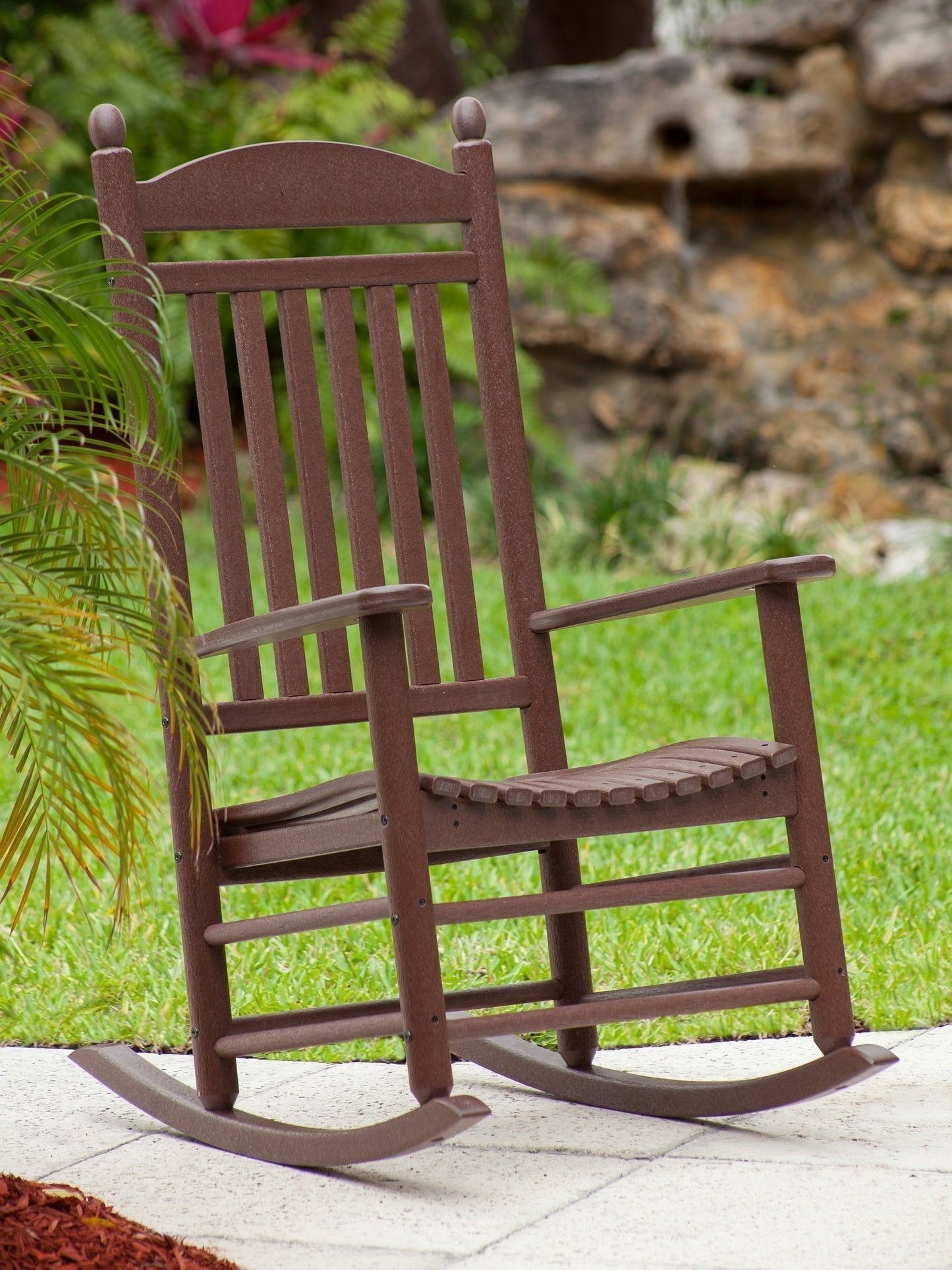 jefferson recycled plastic rocker chair  lifestyle 
