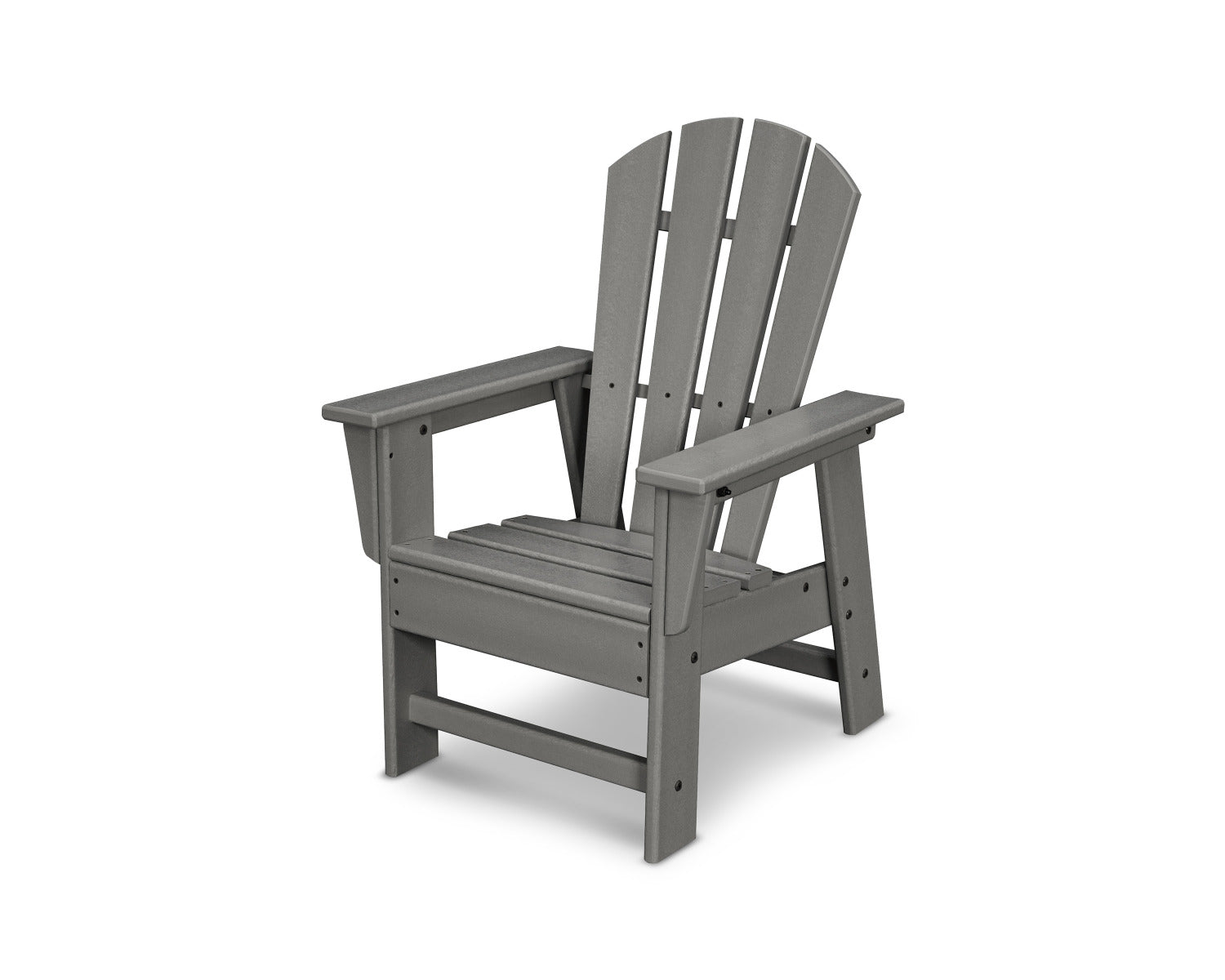 POLYWOOD Child Plastic Adirondack Chair All Backyard Fun