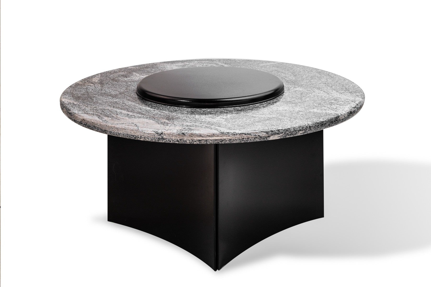 Oriflamme Gas Fire Pit Table Silver Tiger Granite All Backyard Fun