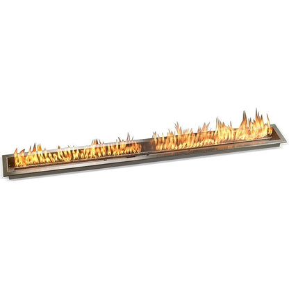 72" x 6" Stainless Steel Linear Drop-in Fire Pit Pan Kit