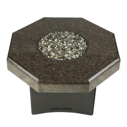 Oriflamme Mini 32" Octagon Fire Table - Cafe Imperial